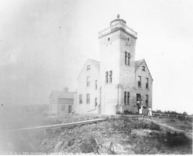 Historical Photo of Two Harbors Lighthouse
