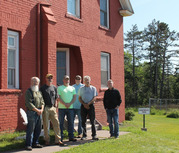 Two Harbors Lighthouse Installation Crew