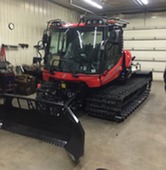 Pisten Bully trail grooming machine purchased by Greenway Snowmobile Club 