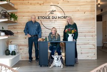 Kate Kalan and her parents Louie and Flossie. Photo by Chris Ellerbroek.