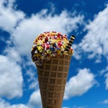 Superior Creamery Sprinkle Cone