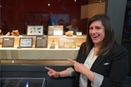 Museum & Research Center Director Allyse Freeman at Hall of Geology grand opening