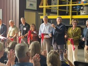 Direct Reduced Iron (DRI) Simulator research furnace ribbon cutting