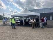 East Range Water Plant ribbon cutting