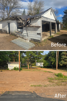 Deerwood Garage Before and After