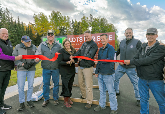 Eldien Addition housing development ribbon cutting