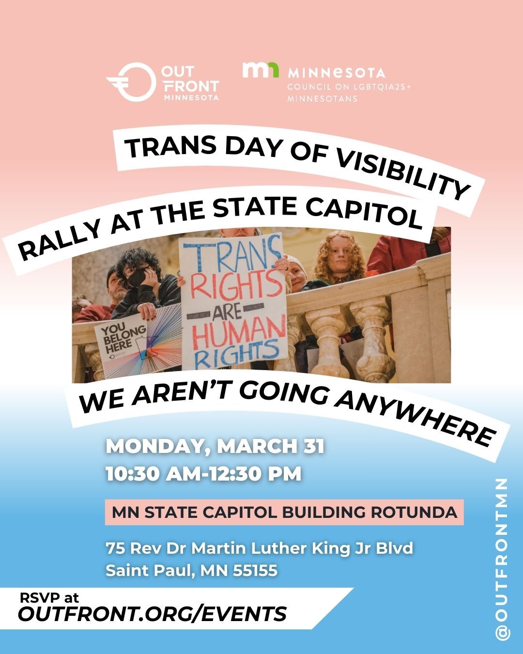 Trans Day of Visibility Rally on March 31st 2025