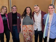 MNQT staff at Trans Day of Visibility event 