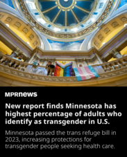 MPR News study shows MN has most trans adults