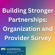 organization and provider survey