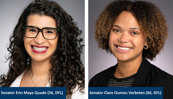 MN Senators Maye Quade and Oumou Verbeten