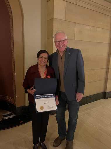 Pic with Governor Walz