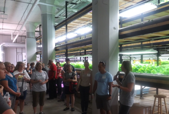 Teachers tour Urban Organics in St. Paul