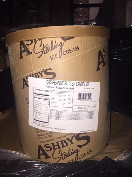 Recalled Ashby's Ice Cream
