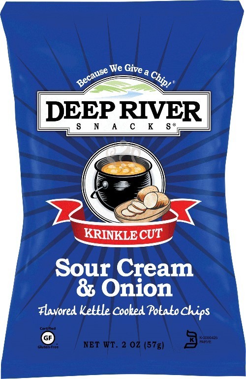 Recalled Deep River Sour Cream and Onion Kettle Chips