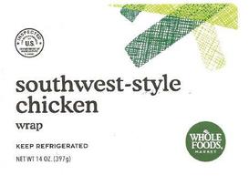 chicken wrap recall