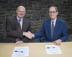 Commissioners Tom Landwehr and Dave Frederickson