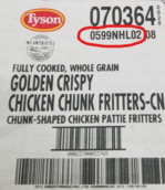 image of recalled chicken