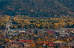 Fall Overlook Over the Great River Road