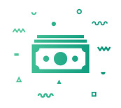 Infographic of dollar bills
