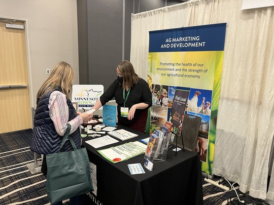 MN Grown Staff tabling at event