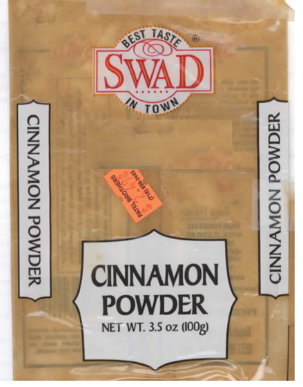 Swad Cinnamon Powder package