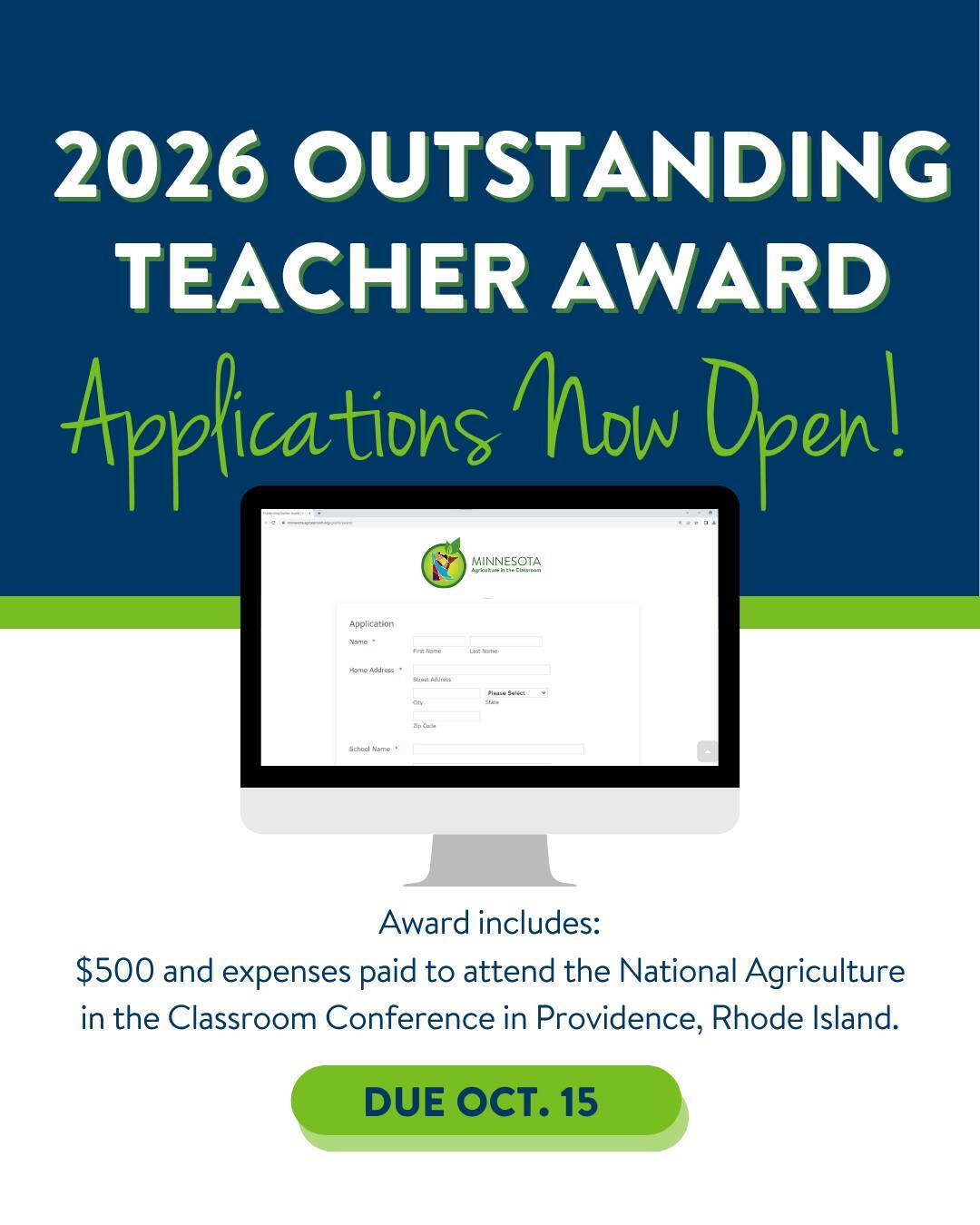 Outstanding Teacher Award