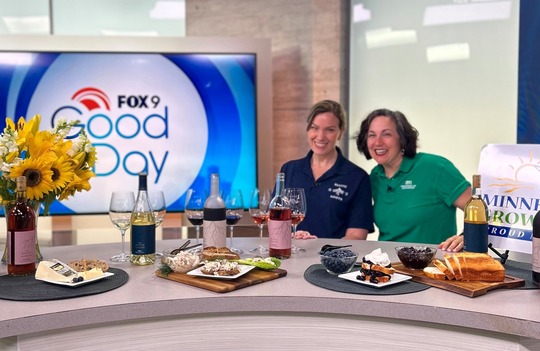 Fox 9 in-studio MN Grown and Rustic Roots Winery