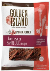 label for Korean BBQ Pork Jerky