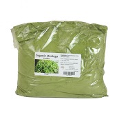label for Organic Moringa Leaf Powder 