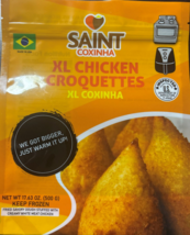 label for SAINT COXINHA XL CHICKEN CROQUETTES