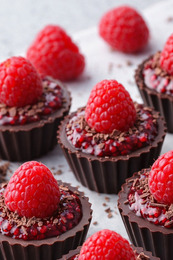 Karns Raspberry Dark Chocolate Cups