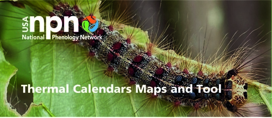 thermal calendars maps and tool