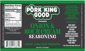 Pork King Sour Cream & Onion Seasoning 3oz Bottle