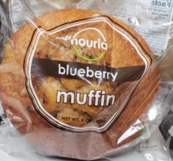 Nouria Banana Nut Muffin (labeled as Blueberry Muffin)