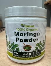 TNVitamins 100% Organic  Moringa Powder