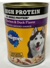 PEDIGREE® Can High Protein Chopped Chicken & Duck Flavor 13.2oz for dogs