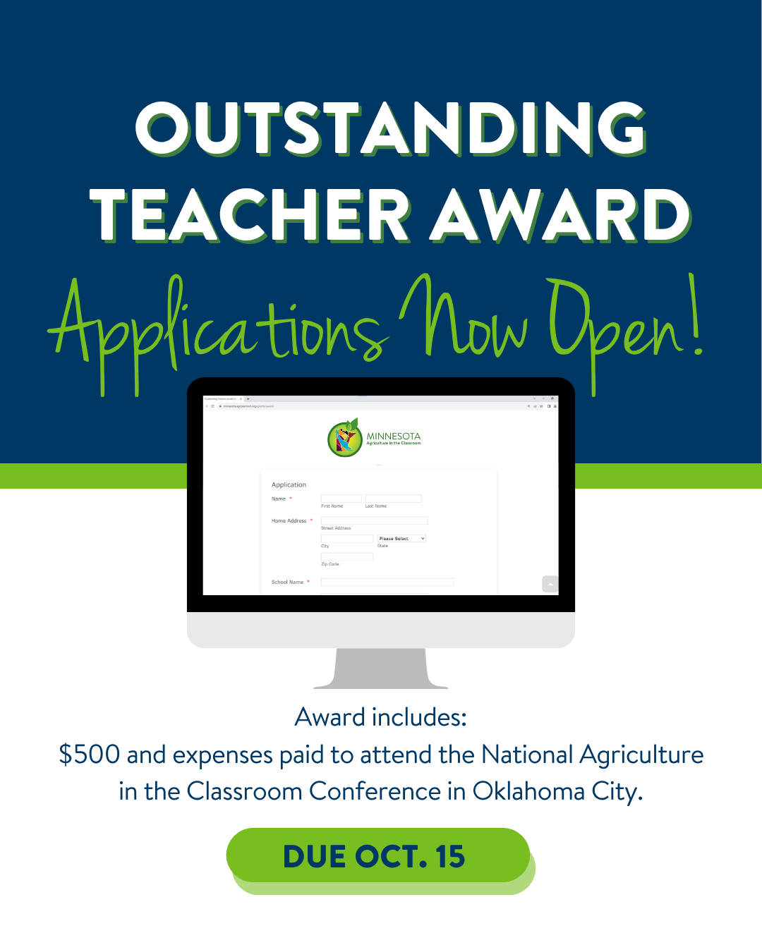 Outstanding Teacher Award