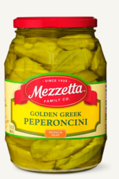 Mezzetta GOLDEN GREEK PEPERONCINI MEDIUM HEAT, 32-ounce