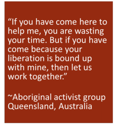 Quote from Activist Group