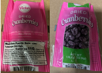 Victor Brand Package Label