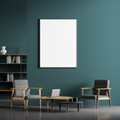 Image of presentation board on wall