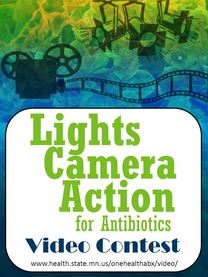 Lights camera action for antibiotics video contest image