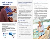 image of patient guide to help prevent HAIs