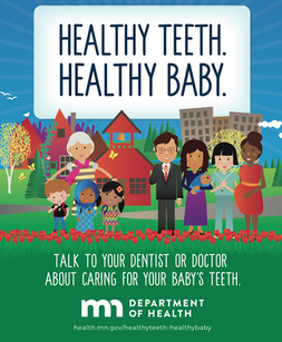 Healthy Teeth. Healthy Baby. poster