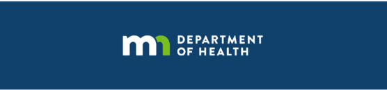Blue Minnesota Department of Health Logo