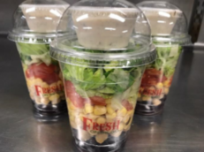 Mexican shaker salads