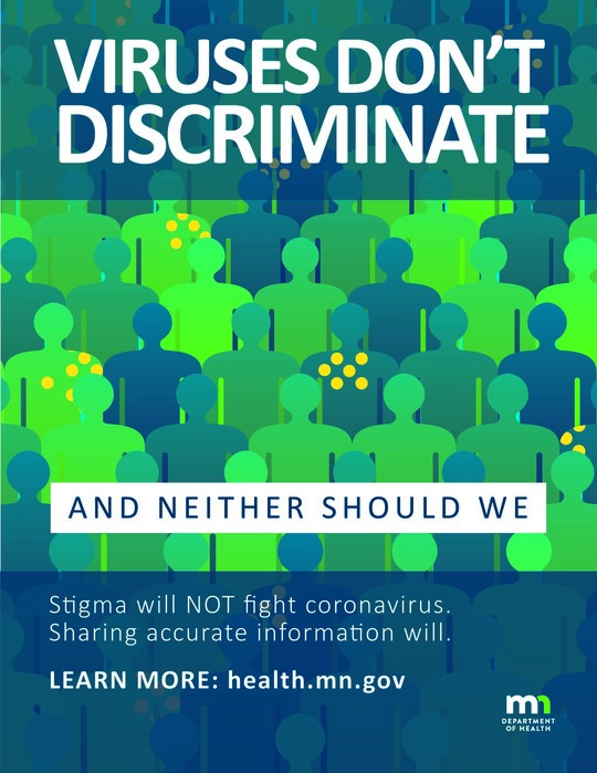 Viruses Don't Discriminate Poster