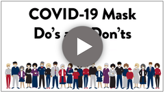 COVID-19 Mask Do's and Don'ts