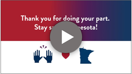 COVID-19 PSA - Stay Safe Minnesota video thumbnail